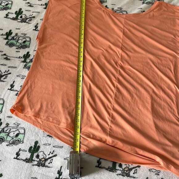 xersion peach salmon womens everair essential performance tee plus size size 4X - Picture 7 of 11